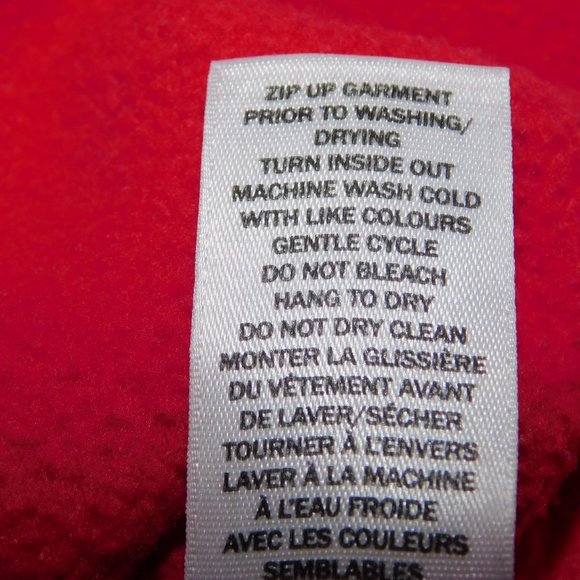Northern Reflections Womens L Red Full Zip Fleece Jacket Cardinals Crystals - Picture 8 of 11
